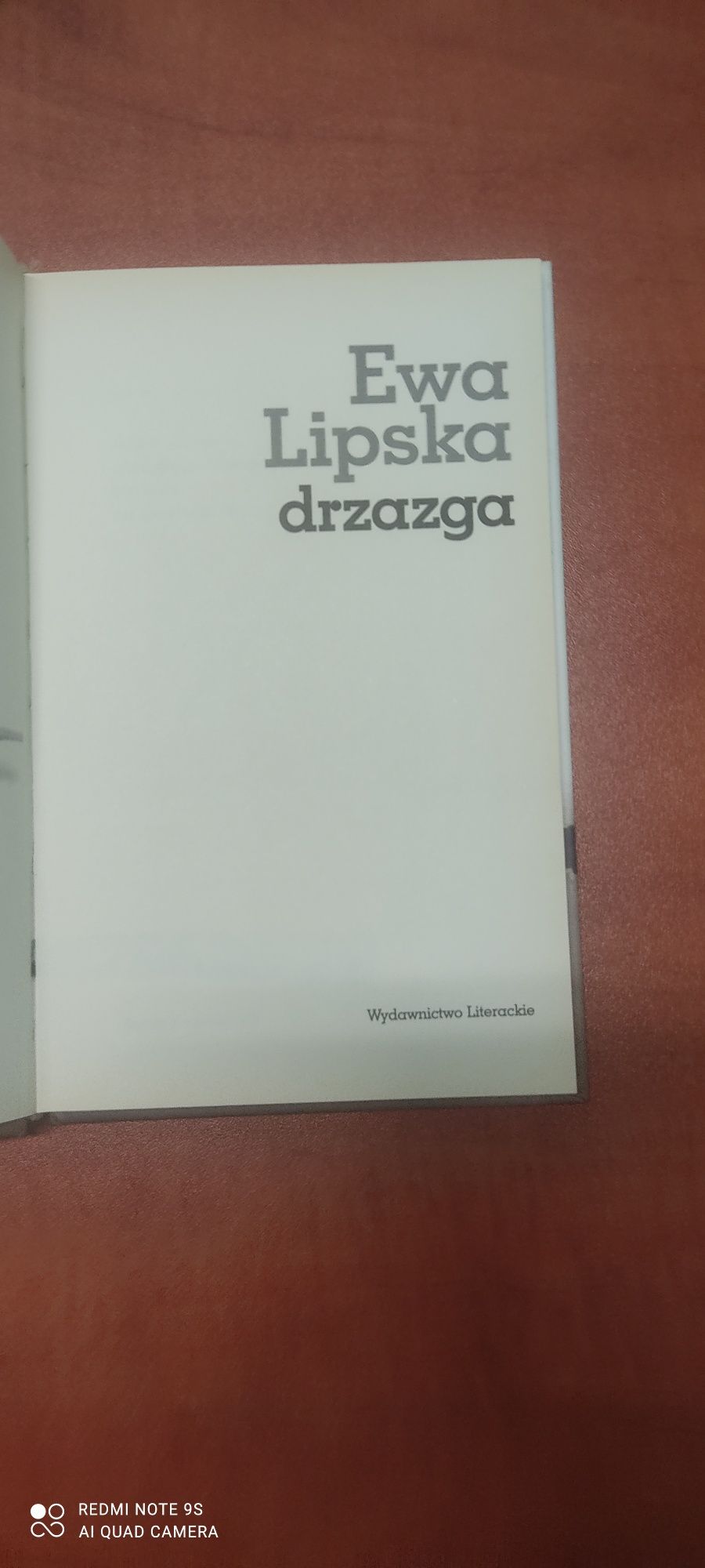 Ewa Lipska drzazga