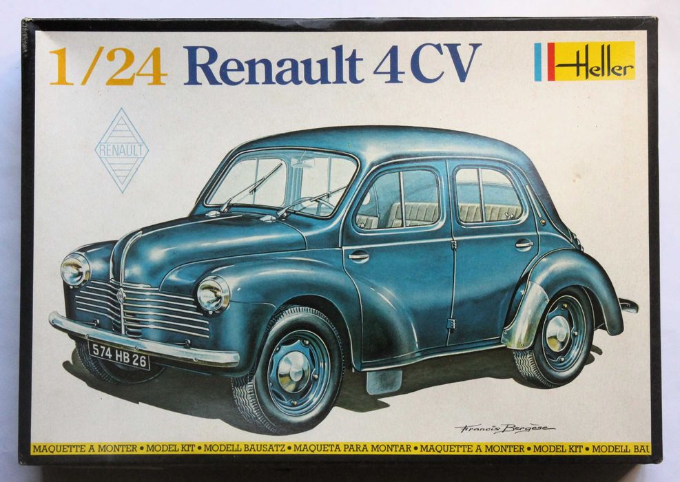 Renault 4 cv Heller Kit 1/24