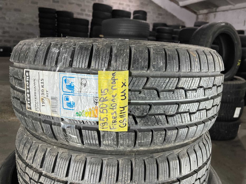 GS1114 Зимові нові шини 195/50r15 Firestone Winter Hawk 2 Evo пара