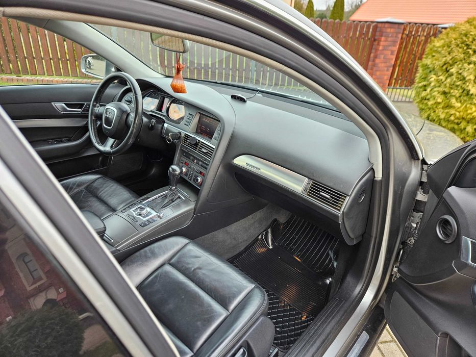 Audi A6 C6 - 2005r. - 3.0 TDI 211Km Quattro - Skóry - Szyber - Alu