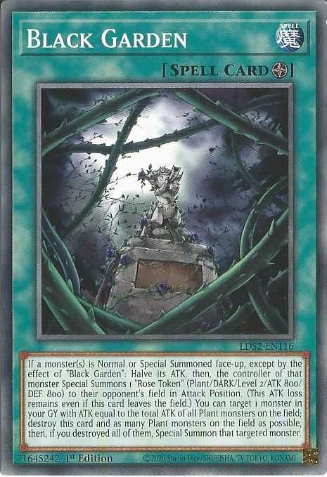 Karta YUGIOH Black Garden