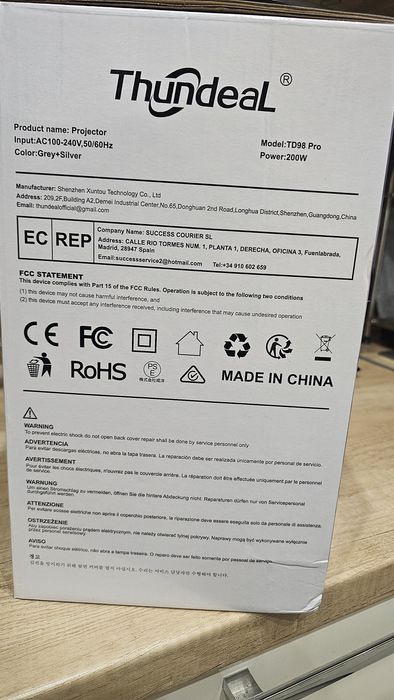 Проектор Thundeal TD98Pro