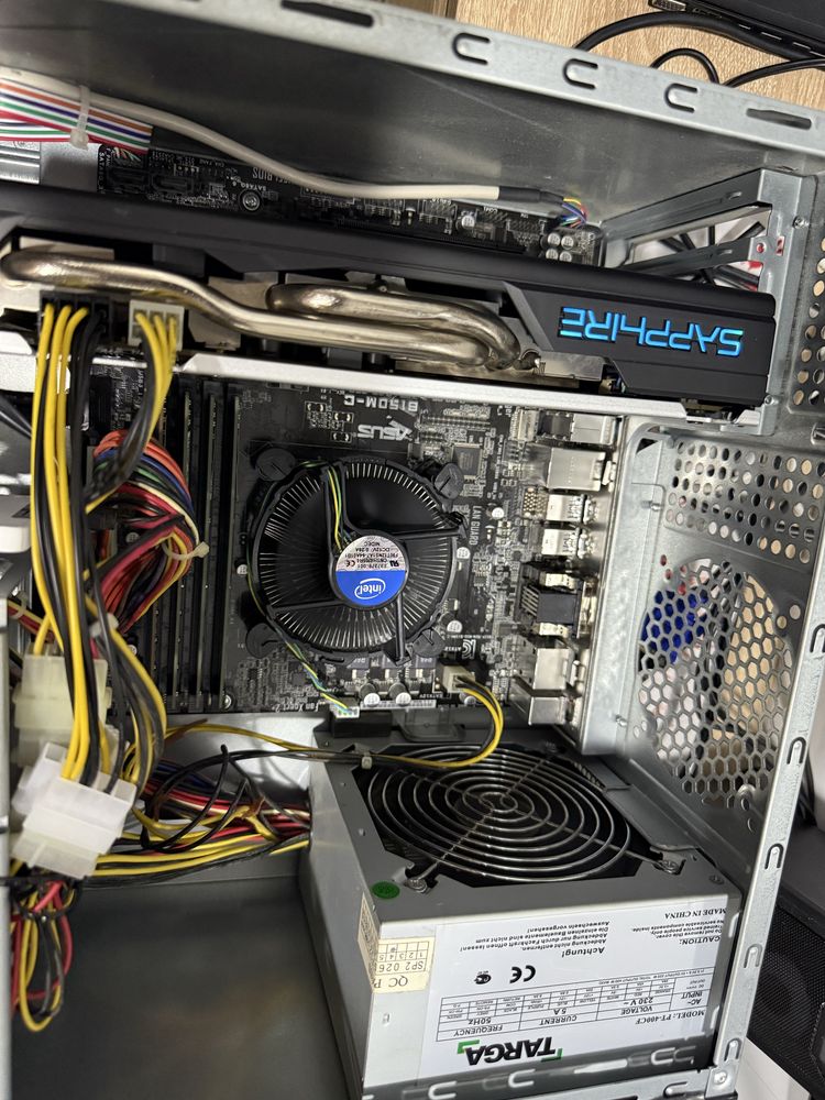 Компьютер вгровий intel i5  +16 gb ддр4+ssd 256+ Nitro RX 580