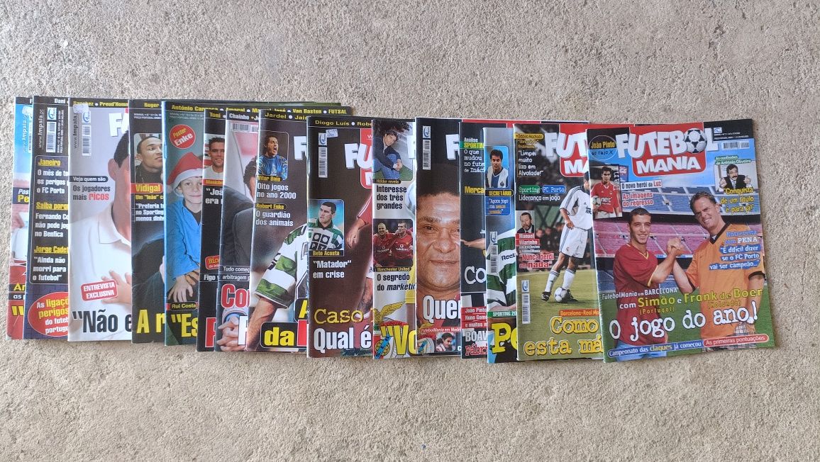 Revistas futebol mania (coleção)