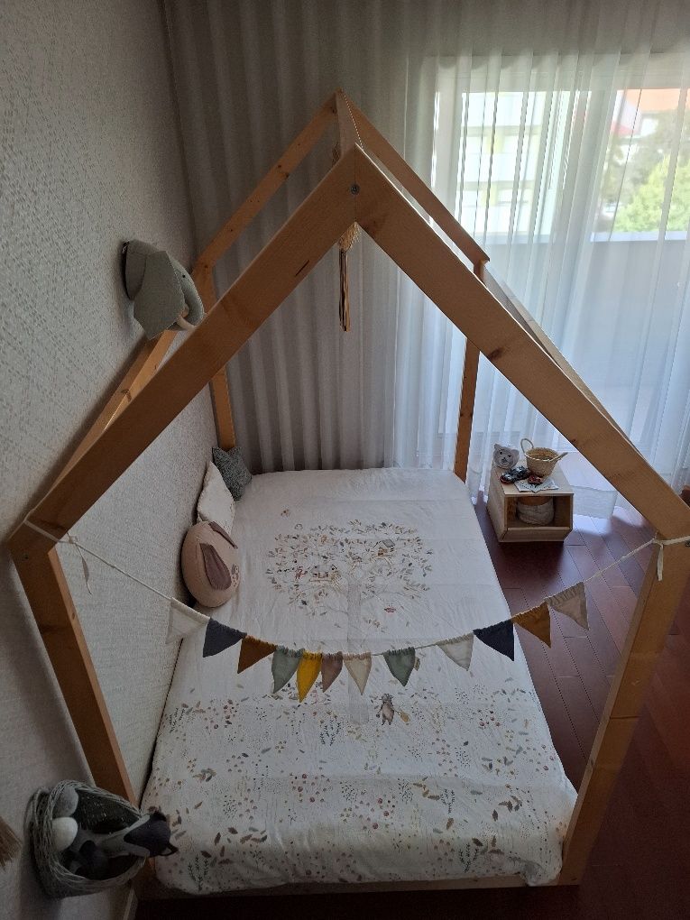Cama de criança forma de "Casa"