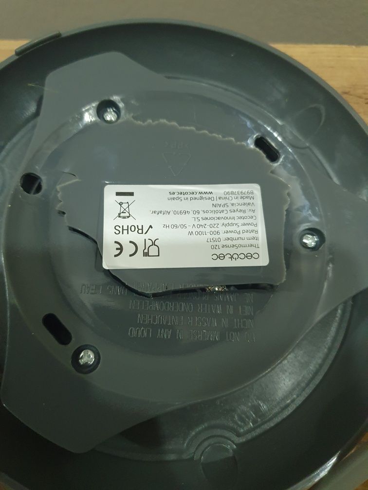 Czajnik elektryczny Cecotec ThermoSense120,1L