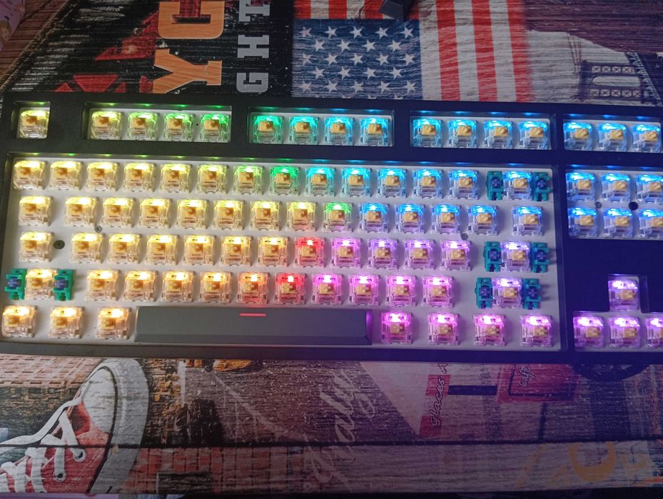 Клавиатура Dark Project One Pro KD87A PBT Gateron Mechanical Tea