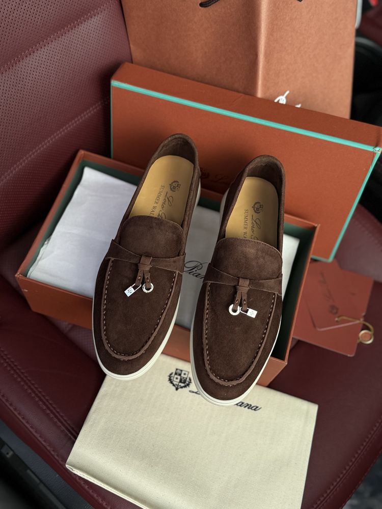 Женские Лофери лоро пиана лоферы loro piana коричневые лорики