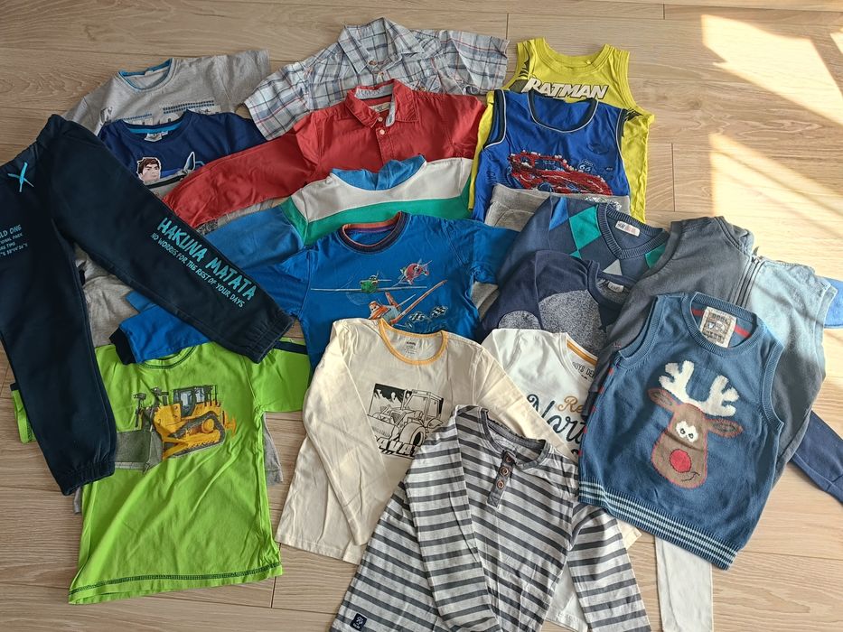 Ciuchy chłopięce rozmiar 122-128