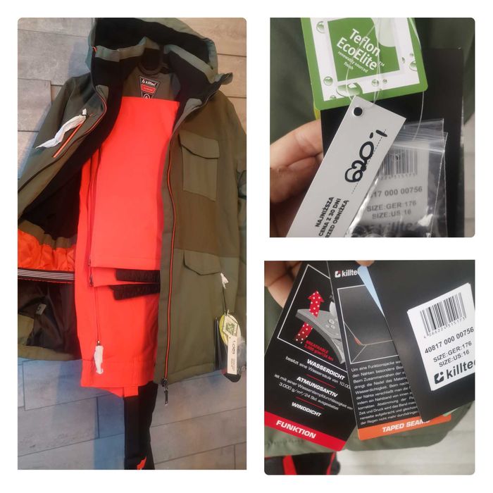 Killtec Nowy kombinezon narciarski 170/176 killtec ksw146 Kurtka narci