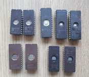 Pamięć UV EPROM  - komplet 9 sztuk