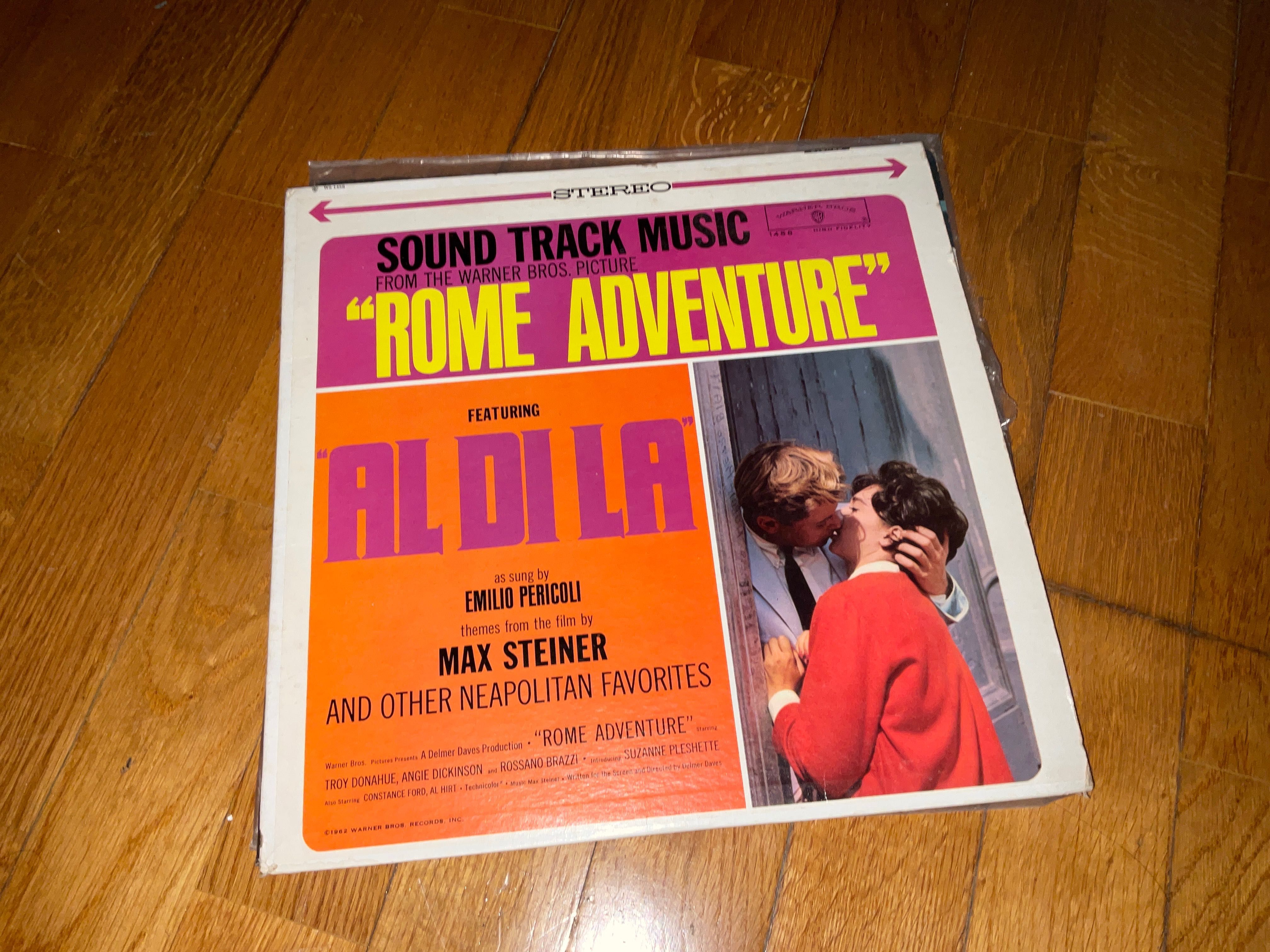 Lp sound Track music from the Warner Bros. Picture - Rome Adventure