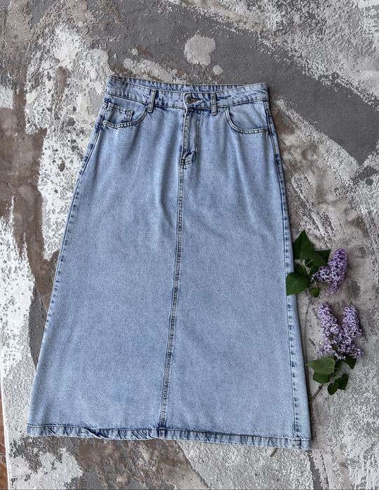 Жіноча джинсова спідниця котон