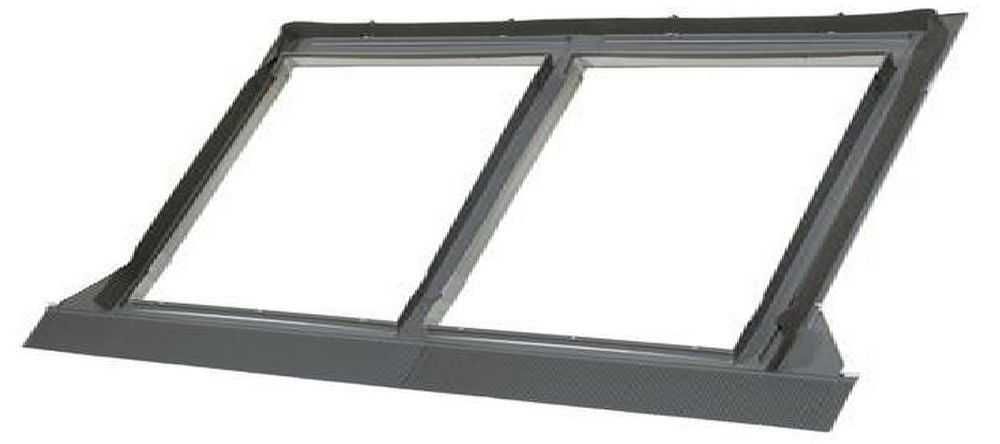 Zestaw 2 dużych okien dachowych 114x118