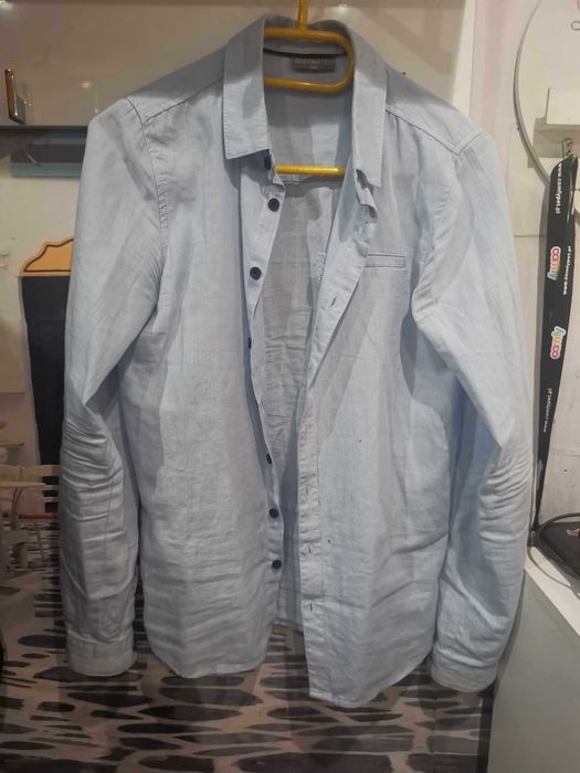 Koszula męska 164 jasnoniebieska