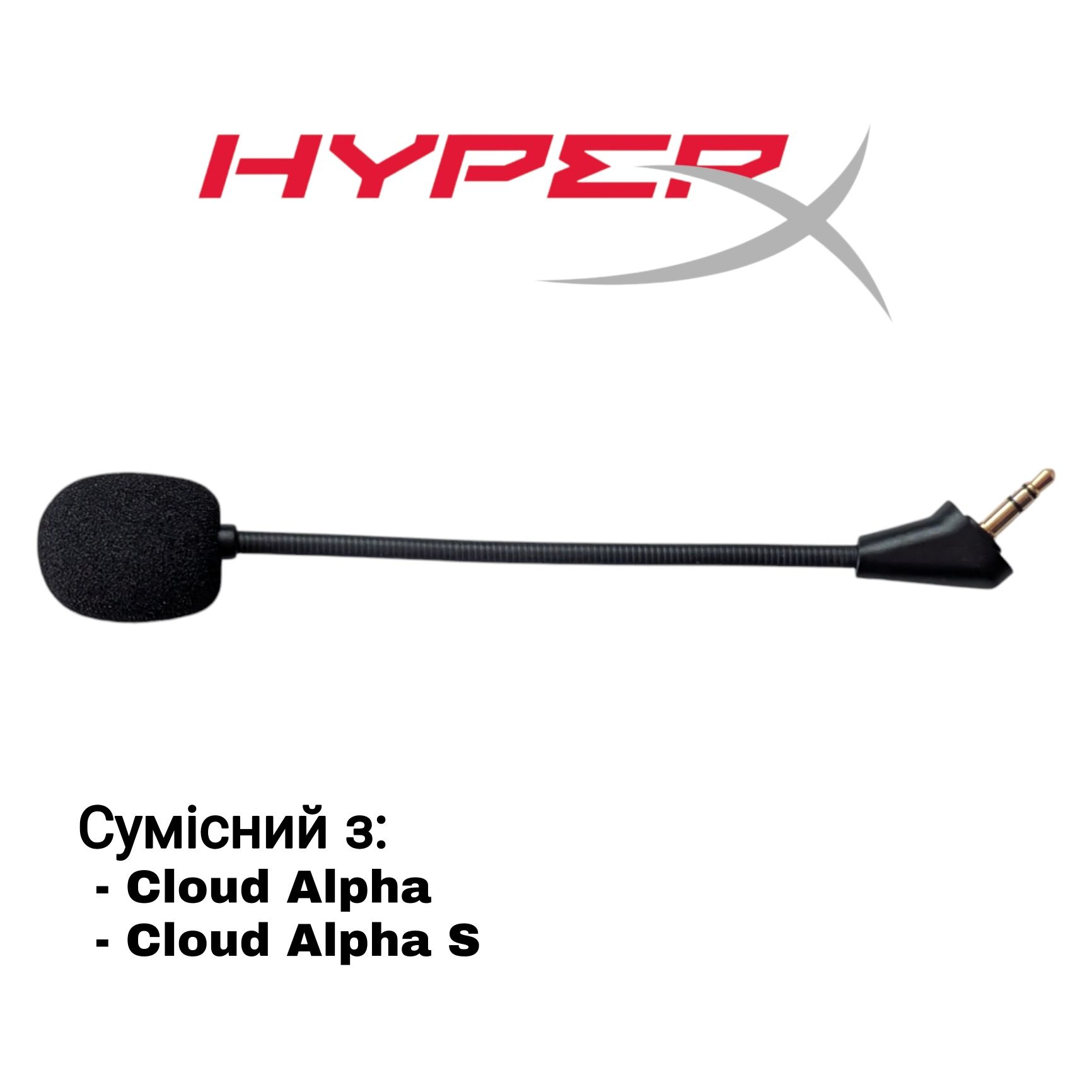 Мікрофони для навушників HyperX, Logitech та JBL