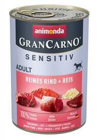 GranCarno wołowina + ryż adult sensitive 20x400g