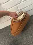 Kapcie klapki buty śniegowce na platformie karmel futerko miś styl ugg
