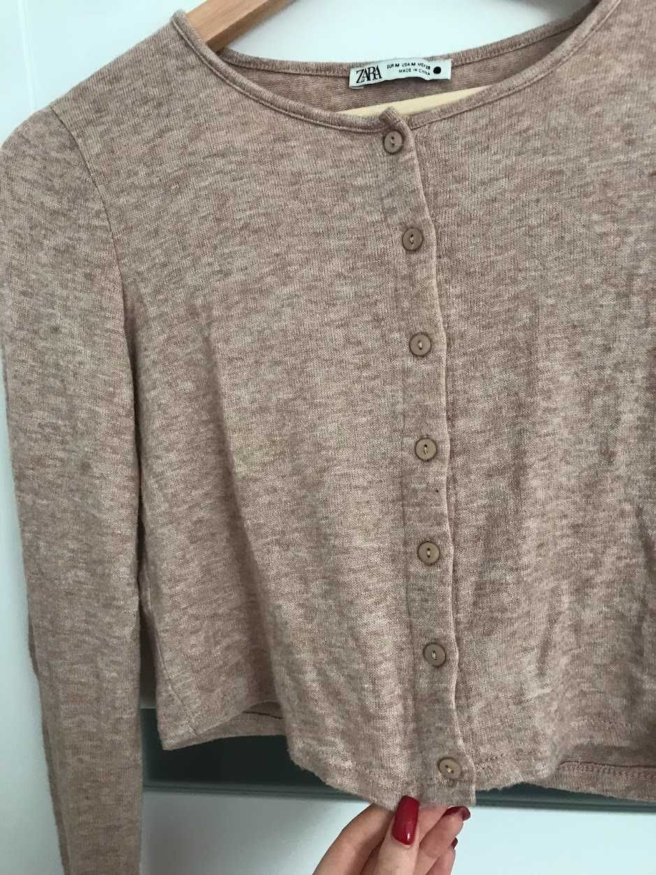 Sweter kardigan bluzka Zara M 38