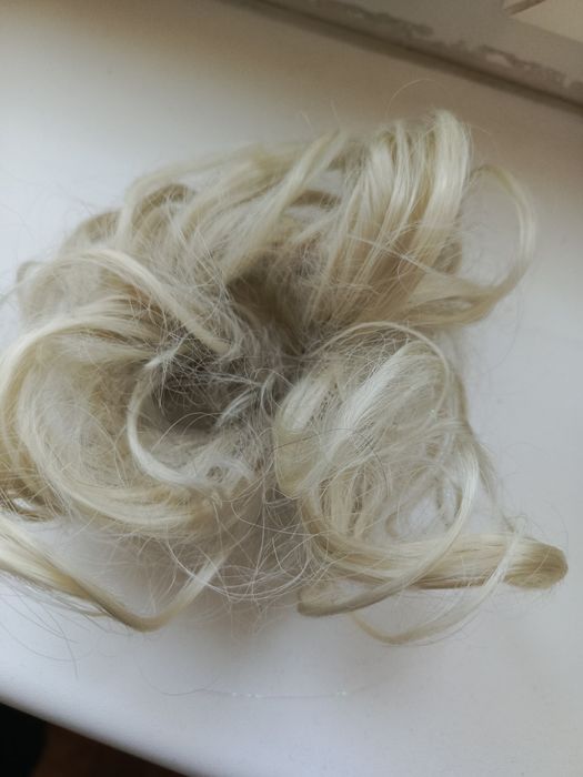 Gumka do włosów blond