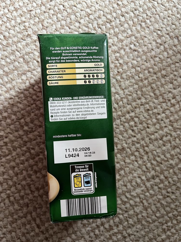 Кава Gold 500g Німеччина