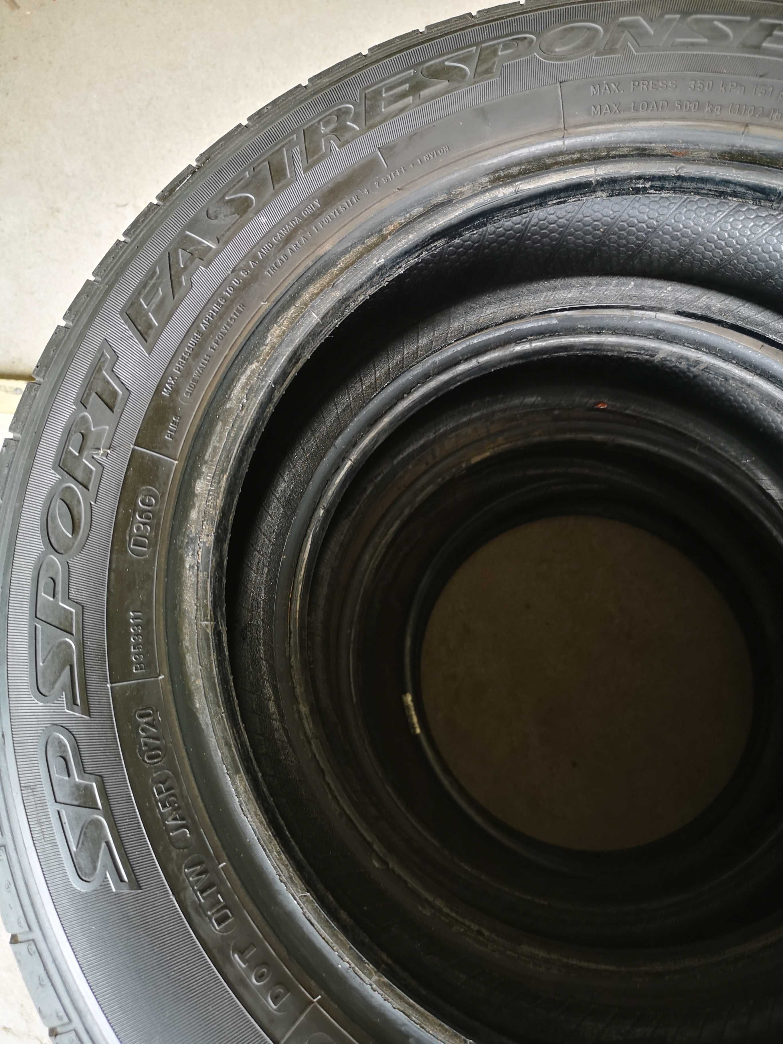 175/65R15 84H Dunlop SP Sport FastResponse 7 mm. Okazja!!!