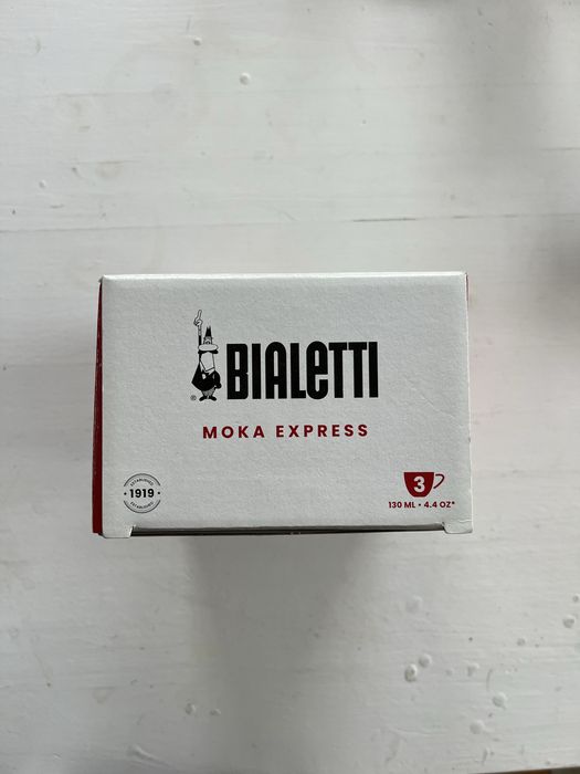 kawiarka bialetti moka express 3 filiżanki nowa do kawy