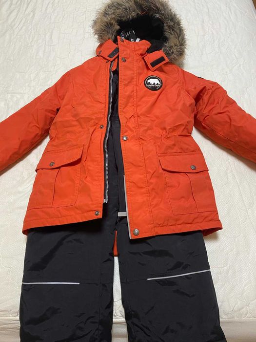 Зимові кутки+штани теплі 110-134 в ідеальному стані Lenne