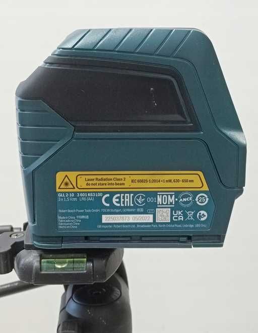 Laser Krzyżowy Liniowy Bosch GLL 20-10 + STATYW 635/08/25S