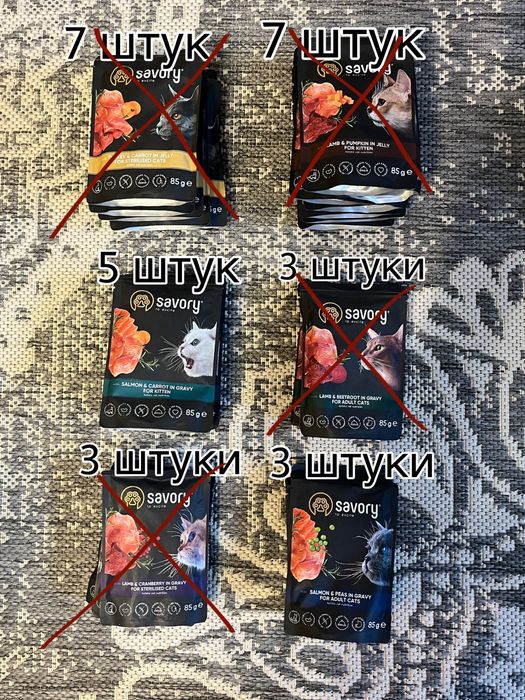 Вологий корм для котів Savory