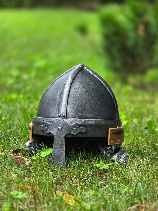 Норманський Шолом (назальний шолом) косплей Ева Фоам