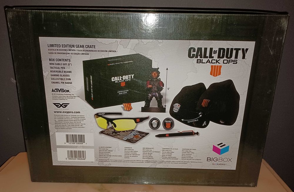 Caixa de Colecionador Edição Limitada Call of Duty Black Ops
