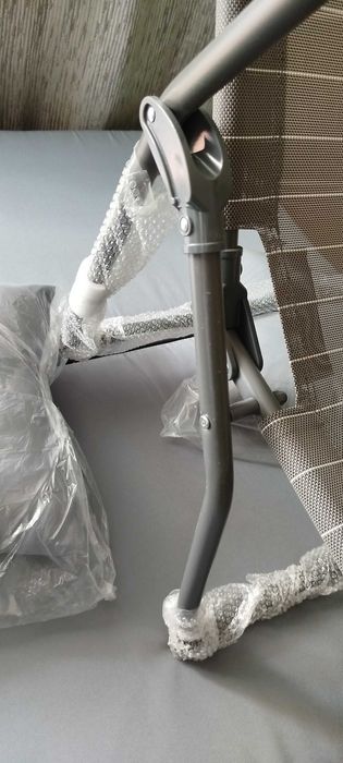 Nowa sofa rozkładana technorattan szara plus gratis nowy szary leżak