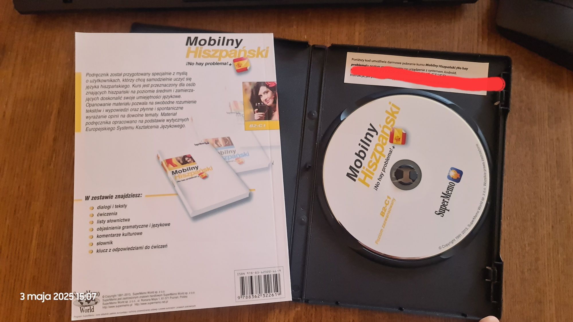 Mobilny hiszpański SuperMemo poziom średni i zaawansowany