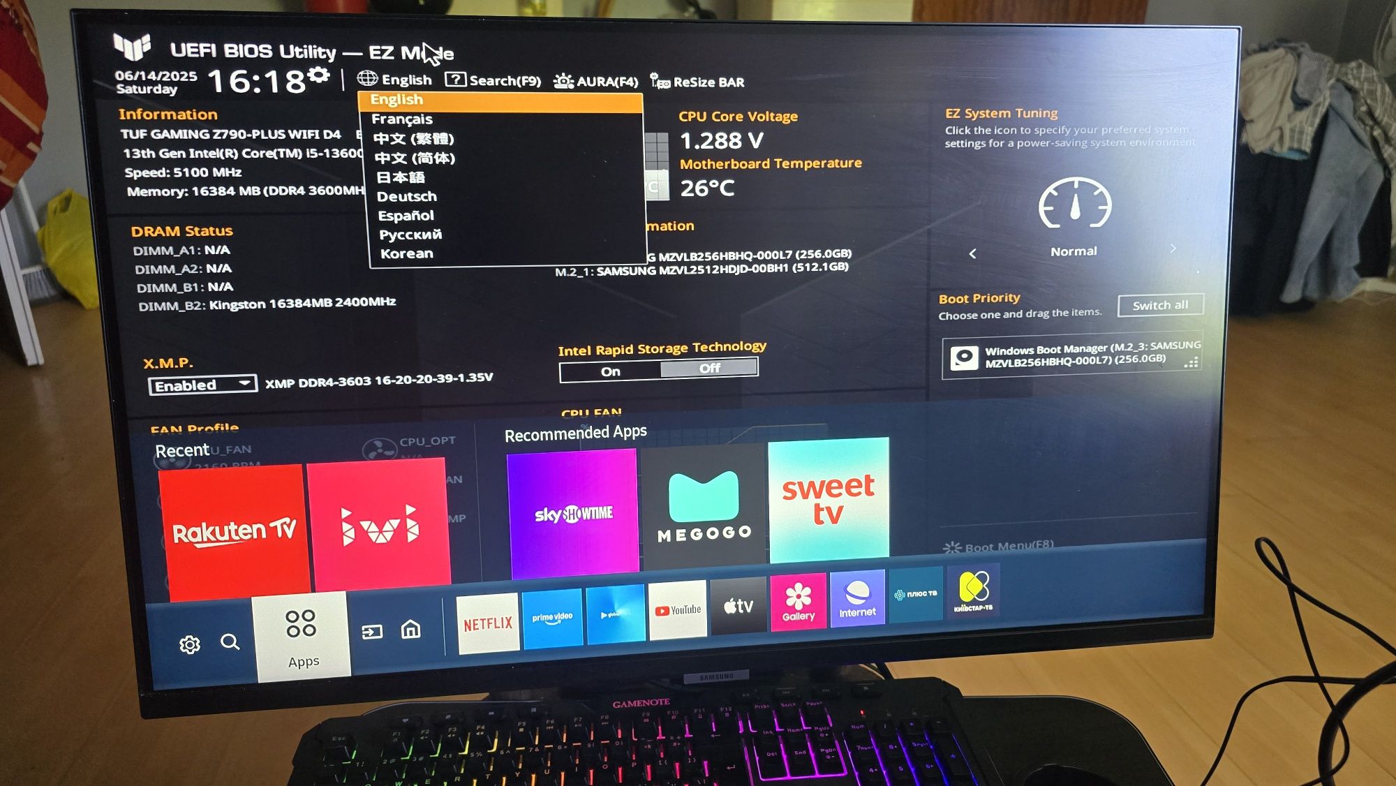 Zestaw - ASUS  Z790, i5 13600kf, 16gb ddr,2 Ssd 512+256, zasilacz. 850
