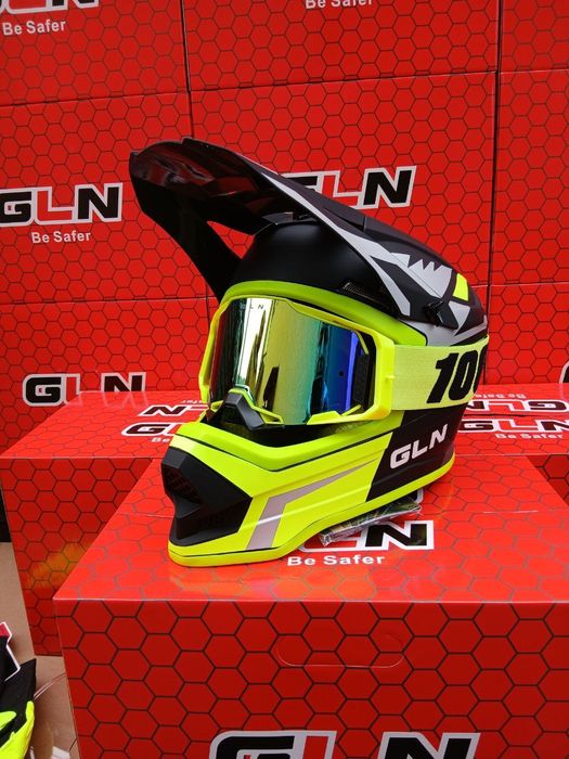 Мотошолом кросовий  шлем кроссовый  шолом для ендуро