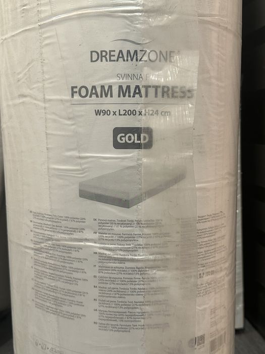 Materac dream zone Svinna F foam mattress