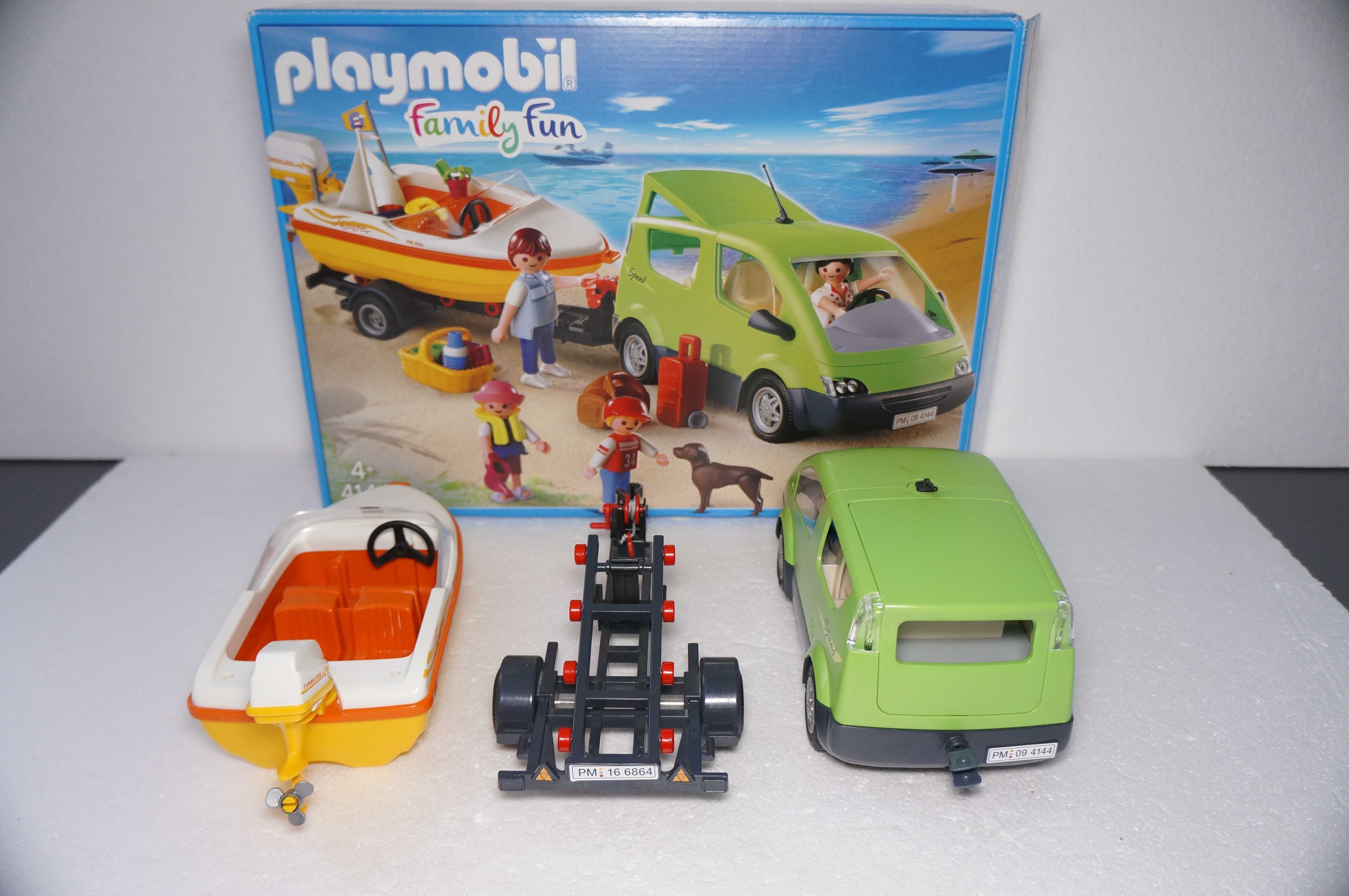 Playmobil 784 Samochód z lawetą i motorówka Playmobile