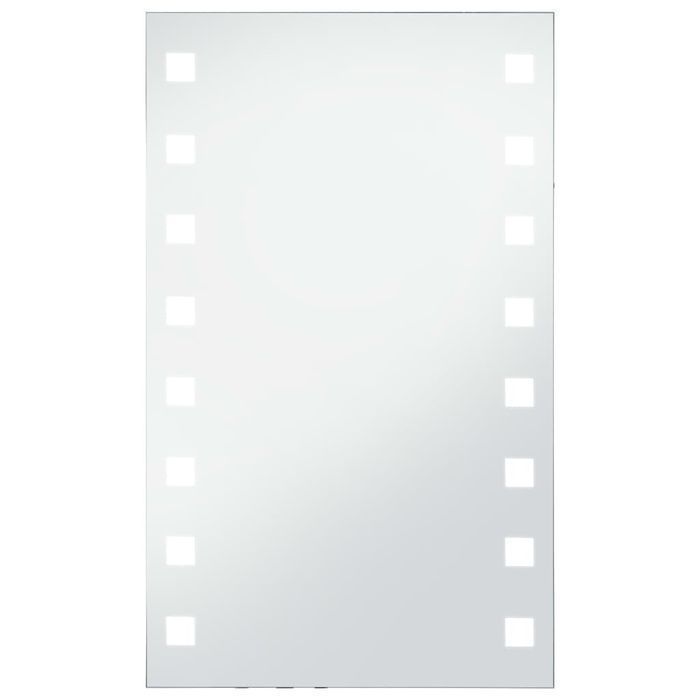 Vidaxl Ścienne Lustro Łazienkowe Z Led, 60 X 100 Cm