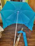 Parasol parawan plażowy ze szpilkami
