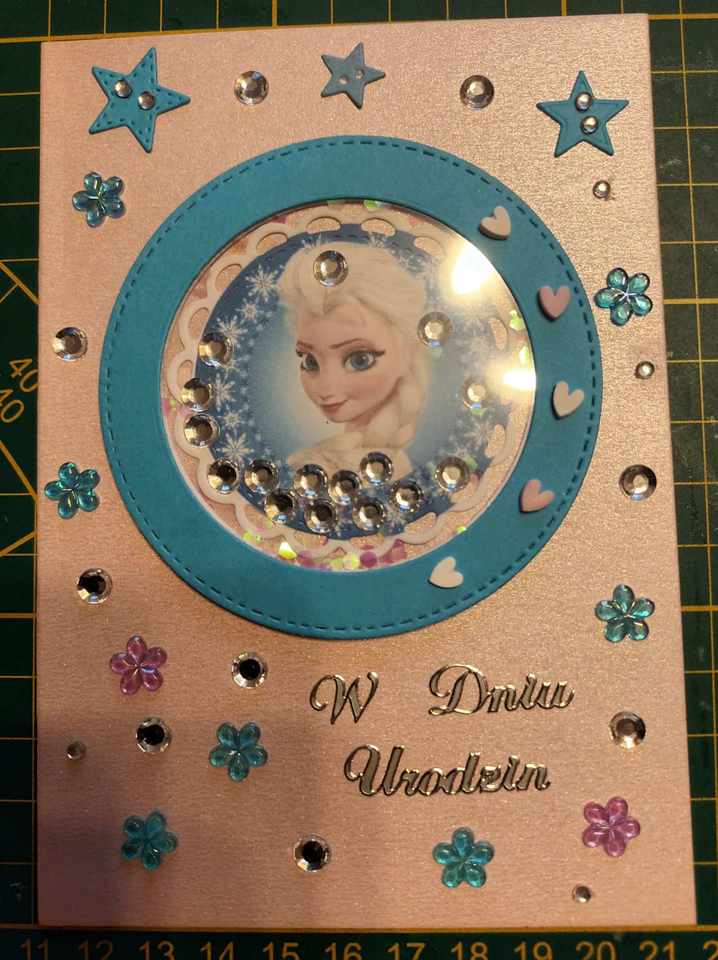 Kartka urodzinowa Shaker card dla dzieci urodziny