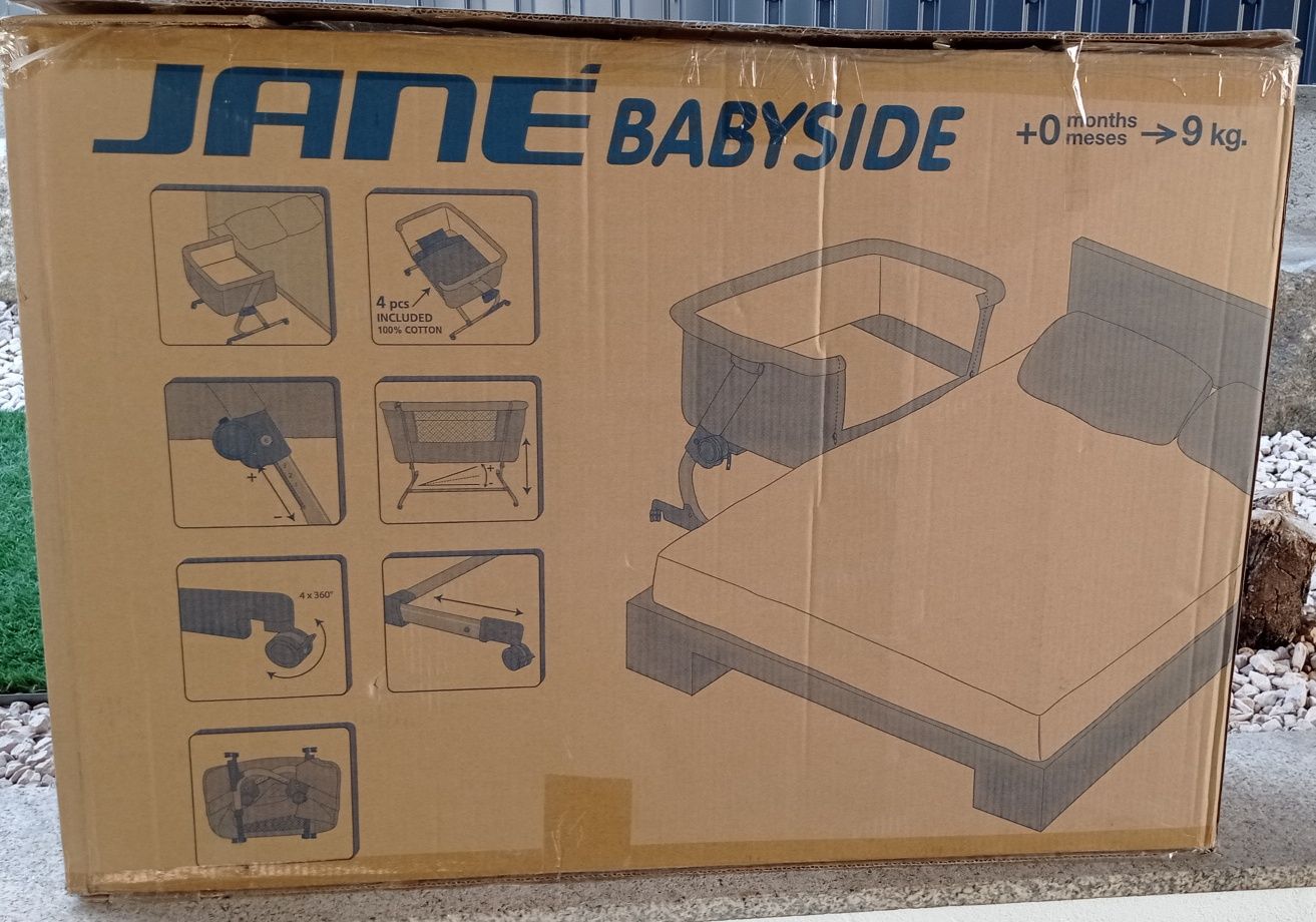 Berço de bebê Janê babyside