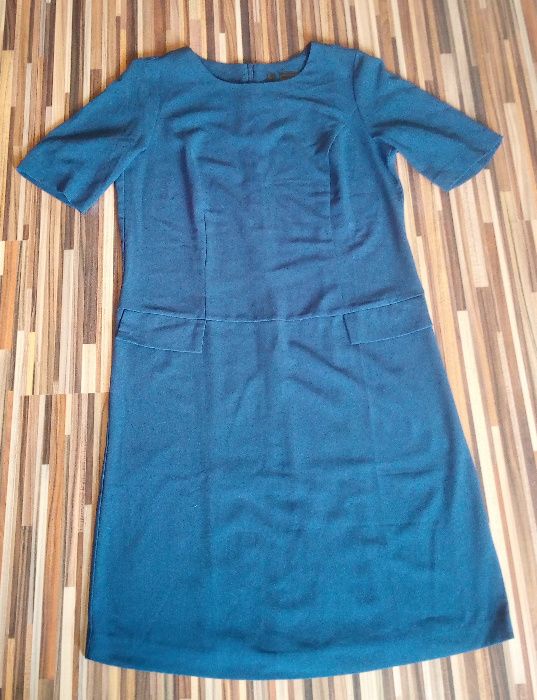 Sukienka BPC r.40/42 L/XL, odcienie niebieskiego