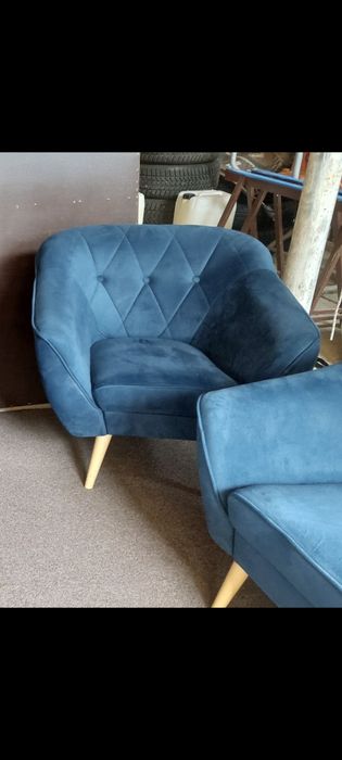 Sofa  3, 2, 1. niebieska