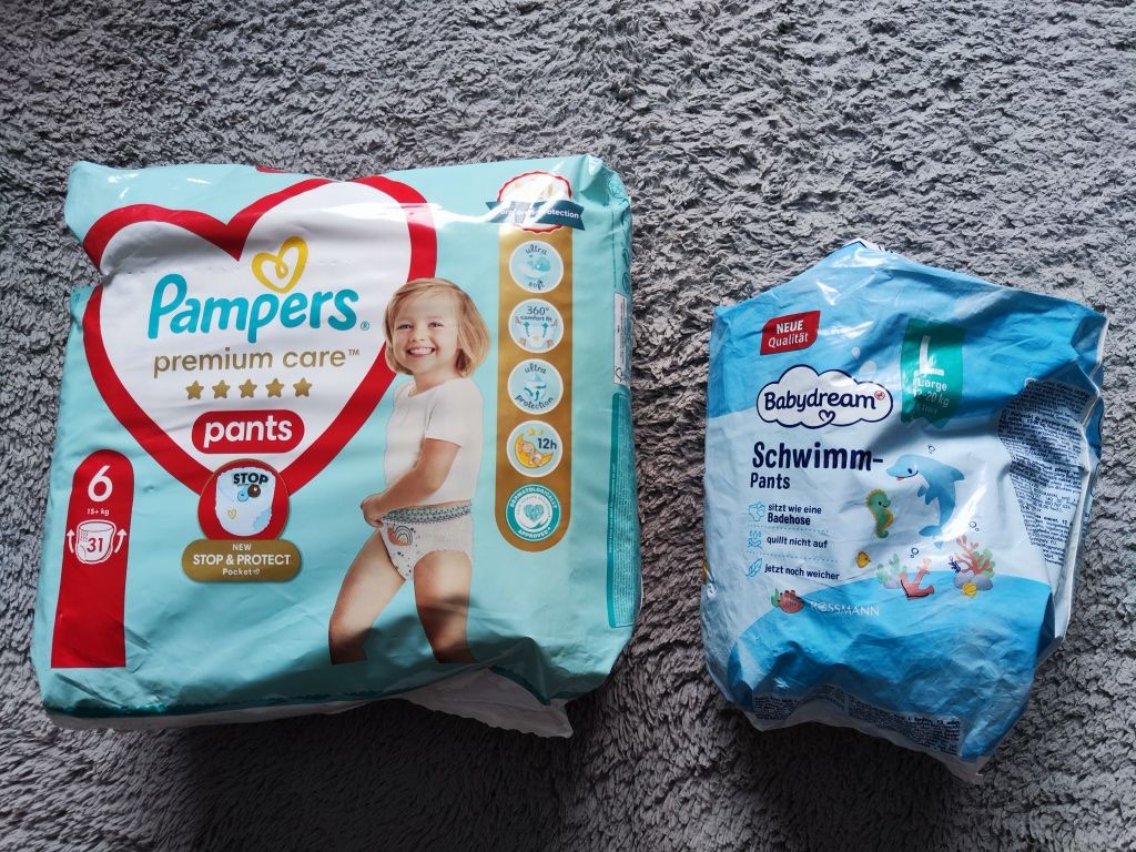 Pampers Premium Care Pants 6 pieluchomajtki gratis do wody