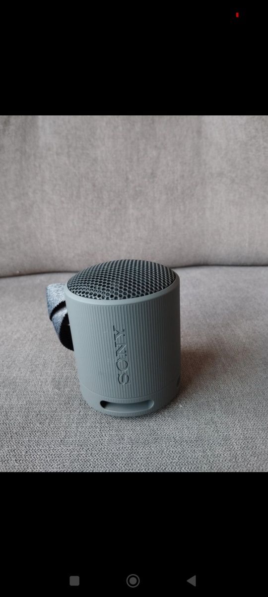 Coluna bluetooth Sony SRS XB100B
Para Android e iOS.