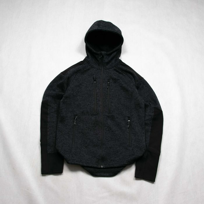 RevolutionRace Tornado hood bluza rozpinana polarowa dzianinowa M