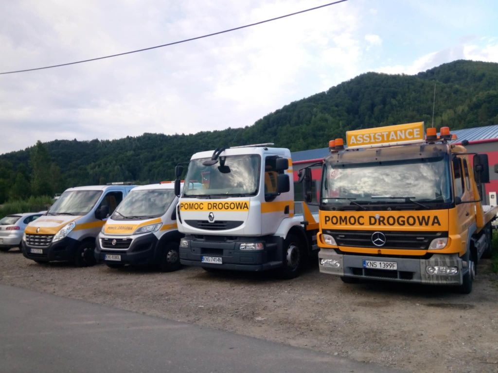 Pomoc Drogowa Łącko Kamienica Krościenko Szczawnica Tylmanowa Limanowa