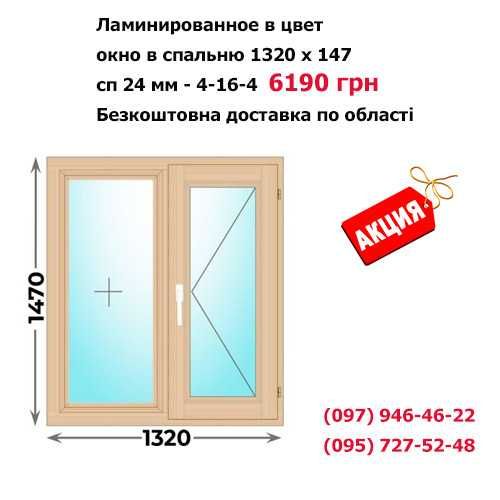 Окно металлопластиковое 80х120 / Окна WDS, Rehau, Steko / Двери м/пл