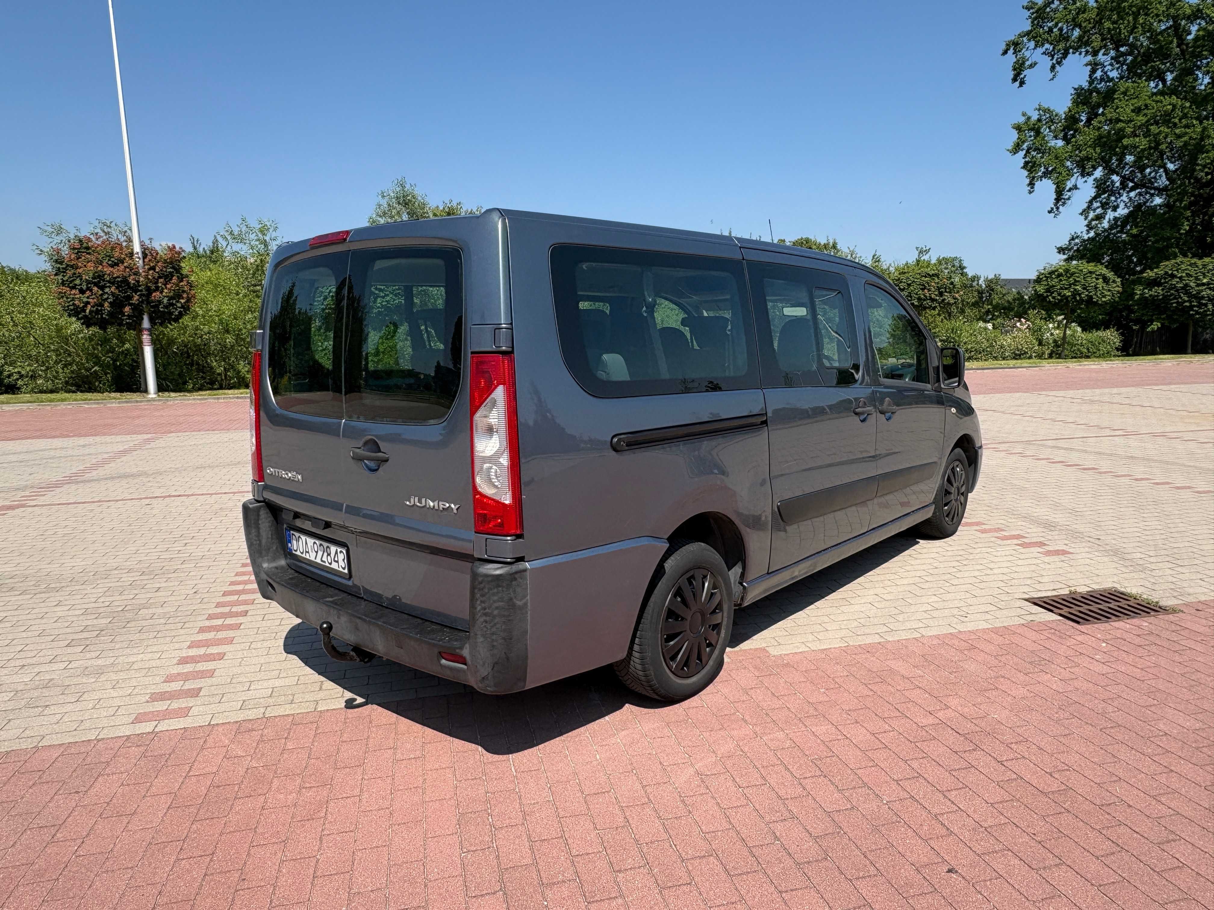 Citroen Jumpy 1.6hdi rok 2008 long 9 osób klima zarejestrowany okazja